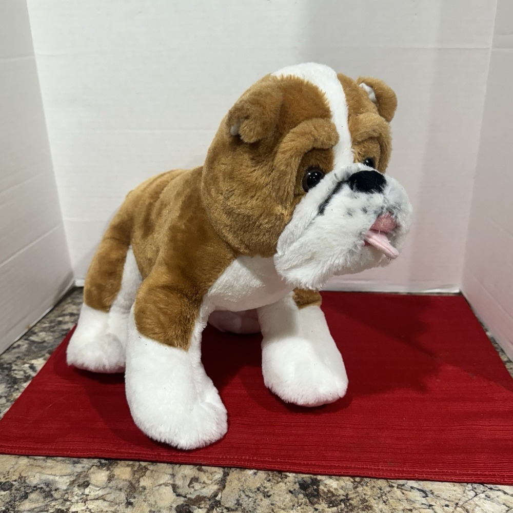 Build a Bear Bulldog Puppy Dog Plush! 15" Stuffed Toy Lovey